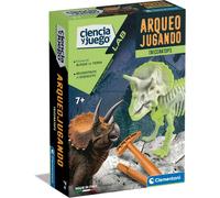 KAAQL-55538 Archéoplay Tricératops Phosphorescent Jeu De Sciences,Pour Assembler Votre Propre Dinosaure Phosphorescent Et Découvrir La Science De L'Archéologie,À Partir De 7 Ans