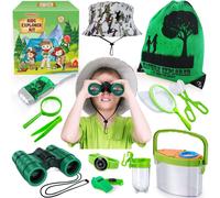 KAAQL-Ensemble Explorateur Extérieur Jouets,Kit Exploration,Jumelles Aventurier Pour Enfants
