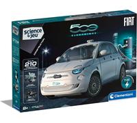 KAAQL-Fiat 500 Électrique¿Kit De Construction Stem Pour Enfants 8 Ans+Maquette Voiture Activité Enfant210 Pièces InteractivesConception Italienne