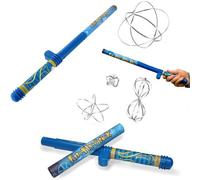 KAAQL-¿¿Fun Fly Stick Électrique Statique Science Kit Jouets Éducatifs Incroyable Lévitation Avec 10Pc Formes Volantes (Bleu)