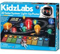 KAAQL-Kidzlabs¿Affiche Lumineuse 3D Du Système Solaire¿Construisez Votre Propre Tableau De Projet D'Exposition Scientifique Et Apprenez-En Plus Sur Le Système Solaire,Pour Les Enfants À Partir De 5 A