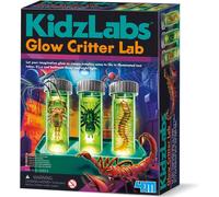 Kaaql-Kidzlabs Glow Critter Lab,Creepy Crawlies Prennent Vie,Tubes À Essai Éclairés,Projet Scientifique Et Veilleuse Pour Enfants De 5 Ans Et Plus,Vert