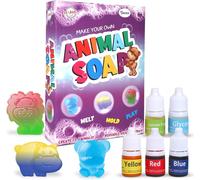 KAAQL-Kit De Fabrication De Savon Pour Enfants,Kits Scientifiques D'Activités Artisanales,Jouets Éducatifs En Forme D'Animaux Stem Diy Pour Garçons Et Filles Âgés De 6 Ans Et Plus