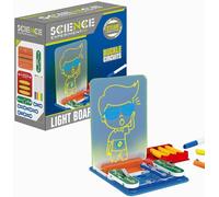 KAAQL-Kit Tableau LumineuxArdoise Transparente ÉclairéeDessine Avec La Lumière Et Monte Ton Circuit ÉlectriqueJeu Stem Créatif Et Éducatif Pour EnfantsArt Et Science À La Maison