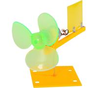 KAAQL-Kits D'Éoliennes Diy,Kit De Générateur D'Éolienne Micro 0,01V-24V Petit Moteur Cc Avec Lames De Support Kits De Projets De Bricolage