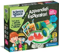 KAAQL-Lab-Apprentis Expériences Sciences,Kit Explorateur,Jeu Scientifique Enfants 5 Ans,Laboratoire,Avec Jumelles,Made In Italy,Couleur Italienne,19363
