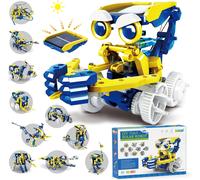 KAAQL-Robot Solaire Jouet Enfants,11 In 1 Robots Solaire Robotique Intelligent Jeux De Construction Éducative Jeu Exterieur Experiences Scientifiques Cadeau Noël Anniversaire Pour Garçon Fille 8+ Ans