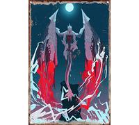KAARIRI The Classic Arcade Video Game Top Of The World Monster Hunter Plaque en métal vintage rétro Décoration murale Art shabby chic Cadeau mural Fer 20,3 x 30,5 cm
