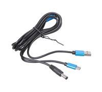 Kaaruisi Câble adaptateur répartiteur USB vers type C et CC 5,5 x 2,5 mm pour routeurs 5 V 5 V - Câble adaptateur d'alimentation à double tête