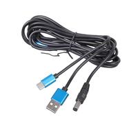 Kaaruisi Câble adaptateur répartiteur USB vers type C et CC 5,5 x 2,5 mm pour routeurs 5 V 5 V - Câble adaptateur d'alimentation à double tête