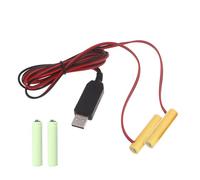 Kaaruisi Convertisseur de courant USB Power Batterie Eliminateurs sur 1 5 V 3 V 4 5 V 6 V LR03 Batterie Eliminateurs pour piles rechargeables de télécommandes Clocls