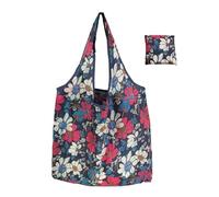 Kaaruisi Grand sac à provisions pliable, durable et polyvalent, avec large étui léger, adapté pour les voyages et les pique-niques, C, 12 x 12 cm