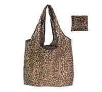 Kaaruisi Grand sac de courses pliable durable et polyvalent avec grand espace de rangement, pochette légère adaptée pour les voyages et les pique-niques