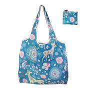 Kaaruisi Grand sac de courses pliable durable et polyvalent avec grand espace de rangement, pochette légère adaptée pour les voyages et les pique-niques