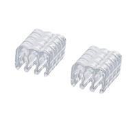 Kaaruisi Lot de 8 pinces de câble d'alimentation 6 broches pour le stockage du câblage et l'optimisation des flux d'air pour la gestion des ordinateurs portables