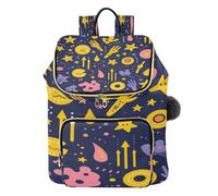 KAAVIYO Dessin Animé éToiles Constellations Sac à Dos Tendance pour étudiants,Sac à Bandoulière pour Livres,Sac de Voyage pour Jeunes