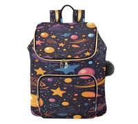 KAAVIYO ÉToiles Mignonnes Constellations De La Galaxie Sac à Dos Tendance pour étudiants,Sac à Bandoulière pour Livres,Sac de Voyage pour Jeunes