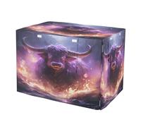 KAAVIYO Feu Pourpre Vache en ColèRe Housse ImperméAble pour Cage Chien et Chat,Idéale pour Les Cages D'intéRieur D'extéRieur.