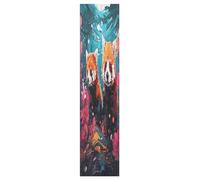 KAAVIYO Mignons Pandas Rouges Colorés Grip de Skateboard Bande Grip Antidérapante Auto-adhésif Griptape de Longboard Sans Bulles 9x33in,44x10in(1pcs)