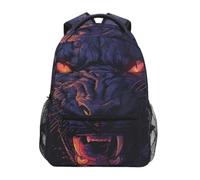 KAAVIYO PanthèRe Sombre Rugissant FéRoce Cartable Sac à Dos Ecole étudiant Scolaire d'ordinateur pour Voyage Ados Filles Garçons Enfant