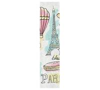 KAAVIYO Paris Mignon Coeur Grip de Skateboard Bande Grip Antidérapante Auto-adhésif Griptape de Longboard sans Bulles 9x33in,44x10in(1pcs)