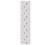 KAAVIYO Tour De Paris Abstrait Grip de Skateboard Bande Grip Antidérapante Auto-adhésif Griptape de Longboard Sans Bulles 9x33in,44x10in(1pcs)