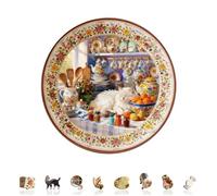 KAAYEE Puzzles en Bois, 15+ Cuisine Ensoleillée Animaux Wooden Puzzle Adulte, Puzzle Forme Animaux avec Boîte-Cadeau en Bois (265 pcs)