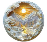 KAAYEE Puzzles en Bois, 280pcs Lever de Soleil à l'est Wooden Puzzle Adulte, Puzzle Forme Animaux, avec Boîte-Cadeau en Bois(33.4 x 33.4 cm)