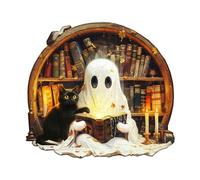 KAAYEE Puzzles en Bois Contes de Chat Noir, 200pcs Wooden Puzzle Adulte, Puzzle Forme Animaux, avec Boîte-Cadeau en Bois