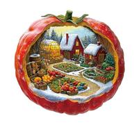 KAAYEE Puzzles en Bois, Ferme hivernale de tomates Wooden Puzzle Adulte, Puzzle Forme Animaux, avec Boîte-Cadeau en Bois