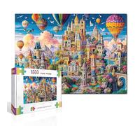 KaayeeWood Puzzle 1000 Pieces Adulte, Classique Puzzles pour Adultes-Thème Cité des Vents éthériques- Puzzle Coloré Jeu de Famille, Idées Déco et Cadeaux(67.5 x 67.5 cm)