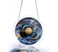 KaayeeWood Puzzle en Attrape-Soleil, Puzzle en Acrylique Coloré - Rêve de Baleine Galactique Suncatcher pour Le Jardin ou Le Balcon, Décor pour Femmes, Hommes, épouses et Mères (M-8.2 * 8.2 in)