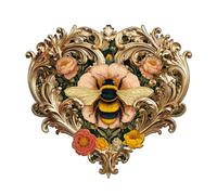 KaayeeWood Puzzle en Bois pour Adultes 14+ -230 Pièces William Morris Bee Unique en Forme De Puzzle en Bois,Cadeaux D’Anniversaire pour Les Vacances,Décoration Intérieure