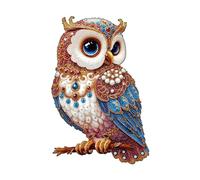 KaayeeWood Puzzle en Bois pour Adultes-170 Pièces Hibou Royal Unique en Forme De Puzzle en Bois,Cadeaux D’Anniversaire pour Les Vacances,Décoration Intérieure