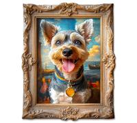 KaayeeWood Puzzle en Bois pour Adultes-189 Pièces Cadre Photo pour Chien Unique en Forme De Puzzle en Bois,Cadeaux D’Anniversaire pour Les Vacances,Décoration Intérieure