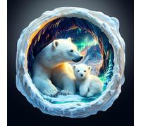 KaayeeWood Puzzle en Bois pour Adultes-295 Pièces Höhle der heißen Aurora De Puzzle en Bois,Cadeaux D’Anniversaire pour Les Vacances,Décoration Intérieure
