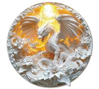 KaayeeWood Puzzle en Bois pour Adultes- Unique en Forme De Dragon Puzzle en Bois,Cadeaux D’Anniversaire pour Les Vacances,Décoration Intérieure