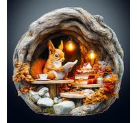 KaayeeWood Puzzles en Bois pour Adultes,200 Pièces 3D Effets Visuels Écureuil Terrier,Forme Unique Wooden Puzzle Animaux Bois avec Cadeaux d'anniversaire pour Adultes Et Enfants