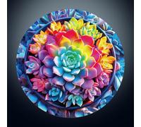 KaayeeWood Puzzles en Bois pour Adultes,200 Pièces 3D Effets Visuels Plantes Succulentes,Forme Unique Wooden Puzzle Animaux Bois avec Cadeaux d'anniversaire pour Adultes Et Enfants