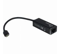 Inter-Tech Adaptateur KAB USB-C vers RJ45 Ethernet Gigabit 1000 Mbit/s Noir