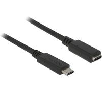 KAB USB3.1 C > USB Type-C™ Buchse Verlängerung 2,0 m schwarz Delock