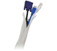 [KAB0007] LOGILINK gaine cache-câble, en tissu, grise, 1,80 m