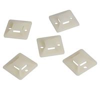 KAB0042 Support auto-adhésif ABS naturel B. Attache-câble : max. 8 mm LOGILINK