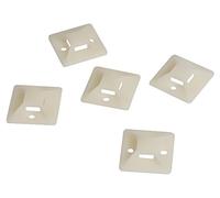 KAB0043 Support auto-adhésif ABS naturel B. Attache-câble : max. 9,1 mm LOGILINK