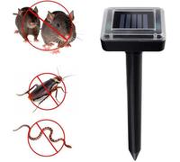 Kabalo 4 x Énergie solaire ultrasons répulseur taupe pour jardin - aussi pour rats, souris, campagnol etc - Répulsif anti taupes