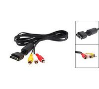 Kabalo Adaptateur de remplacement de câble TV cable RCA à AV audio audio pour PlayStation PS1 PS2 PS3 Console Téléviseur