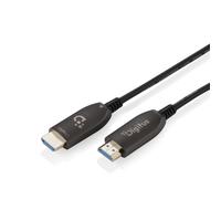 Digitus Câble HDMI à fibre optique 60 m – HDMI 2.1 48 Gbps eARC, 8K 60 Hz, 4K 120 Hz – Noir