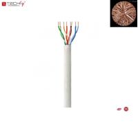 Kabel instalacyjny 100% miedź Intellinet skrętka Cat5e UTP drut, 305m biały Inte
