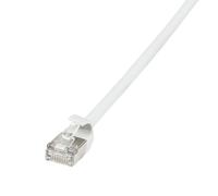 Kabel LAN U/FTP (Patchkabel) SLIM CAT6 0.3m white