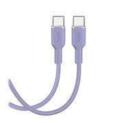 Kabel przewód elastyczny USB-C 60W 1.5m ICON - fioletowy